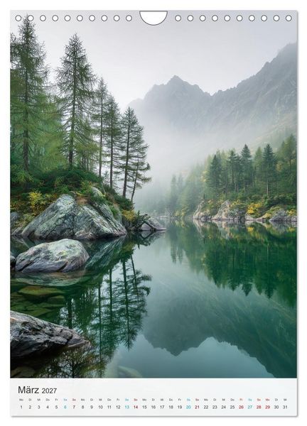 Produktbild: Alpenzauber (Wandkalender 2027 DIN A4 hoch), CALVENDO Monatskalender