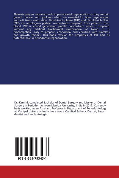 Produktbild: Platelet Rich Fibrin And Periodontal Tissue Regeneration