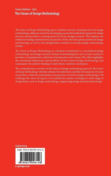 Produktbild: The Future of Design Methodology