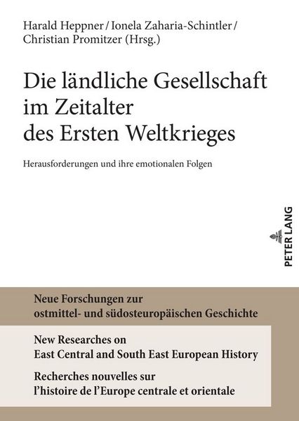 Produktbild: Die l&auml;ndliche Gesellschaft im Zeitalter des Ersten Weltkrieges