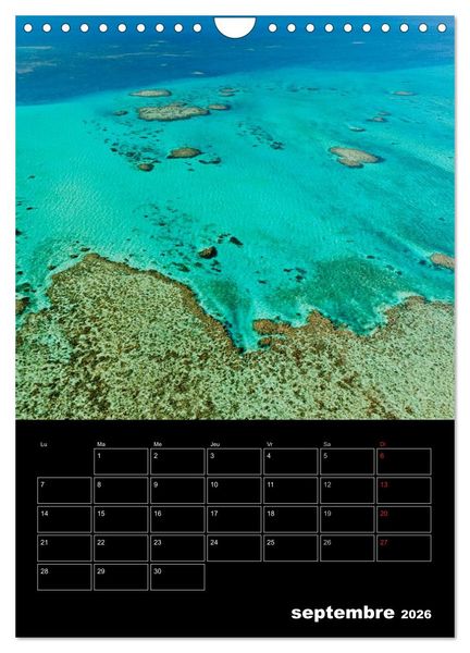 Produktbild: Paysages cal&eacute;doniens (Calendrier mural 2026 DIN A4 horizontal), CALVENDO calendrier mensuel