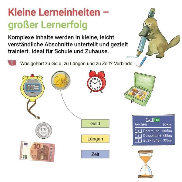 Produktbild: Rechnen mit Rico Schnabel Klasse 2, Heft 3 &ndash; Selbstst&auml;ndig Gr&ouml;&szlig;en und Sachrechnen trainieren