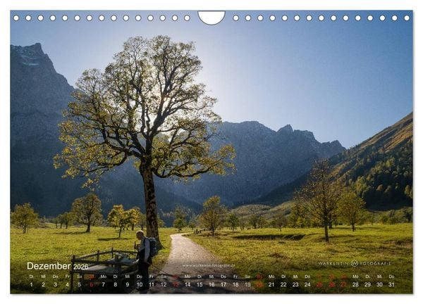 Produktbild: Gro&szlig;er Ahornboden - Europas gro&szlig;er Ahornwald (Wandkalender 2026 DIN A4 quer), CALVENDO Monatskalender