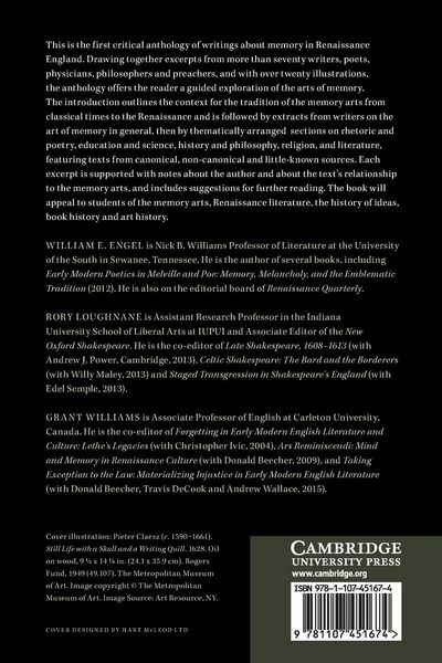 Produktbild: The Memory Arts in Renaissance England