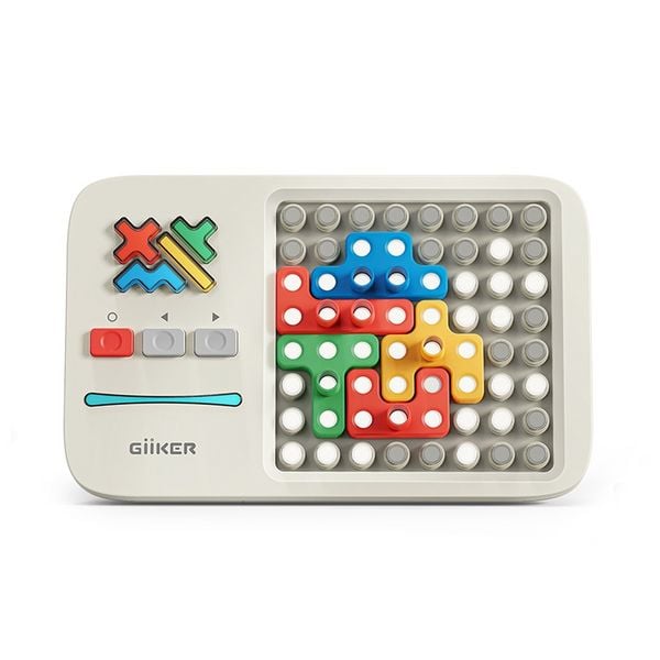 Produktbild: GiiKER Super Blocks Logikspiel, Muster- & Formpuzzle mit 1000+ Aufgaben, Spielkonsole