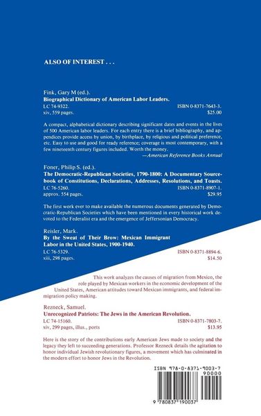 Produktbild: Labor and the American Revolution