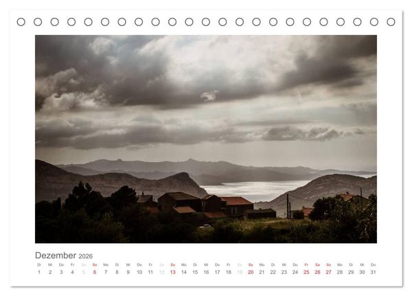 Produktbild: Die Sch&ouml;nheit Korsikas (Tischkalender 2026 DIN A5 quer), CALVENDO Monatskalender