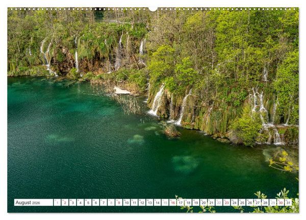 Produktbild: Welterbe in Kroatien - Plitvicer Seen (Wandkalender 2026 DIN A2 quer), CALVENDO Monatskalender