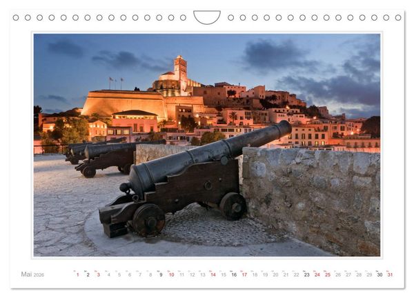 Produktbild: Ibiza und Formentera Impressionen (Wandkalender 2026 DIN A4 quer), CALVENDO Monatskalender