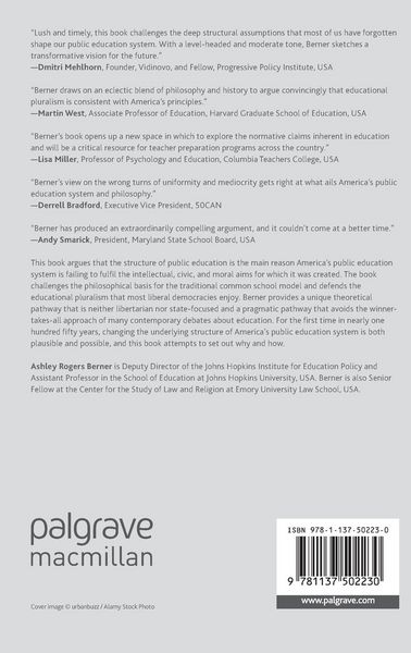 Produktbild: Pluralism and American Public Education