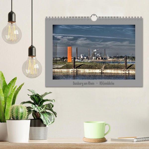 Produktbild: Duisburg am Rhein - R(h)einblicke (Wandkalender 2026 DIN A4 quer), CALVENDO Monatskalender