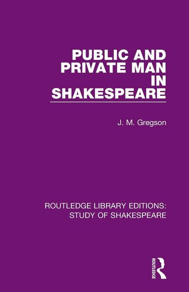 Produktbild: Public and Private Man in Shakespeare