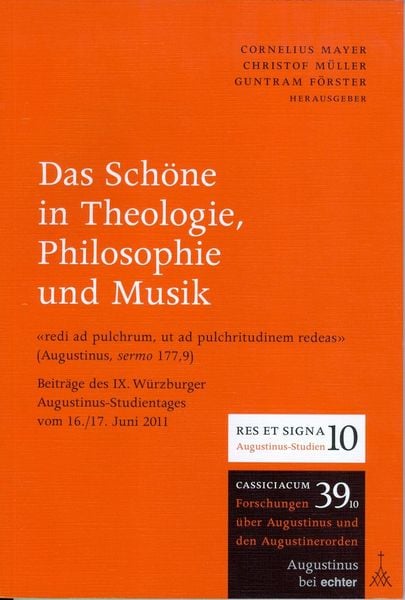 Produktbild: Das Schöne in Theologie, Philosophie und Musik