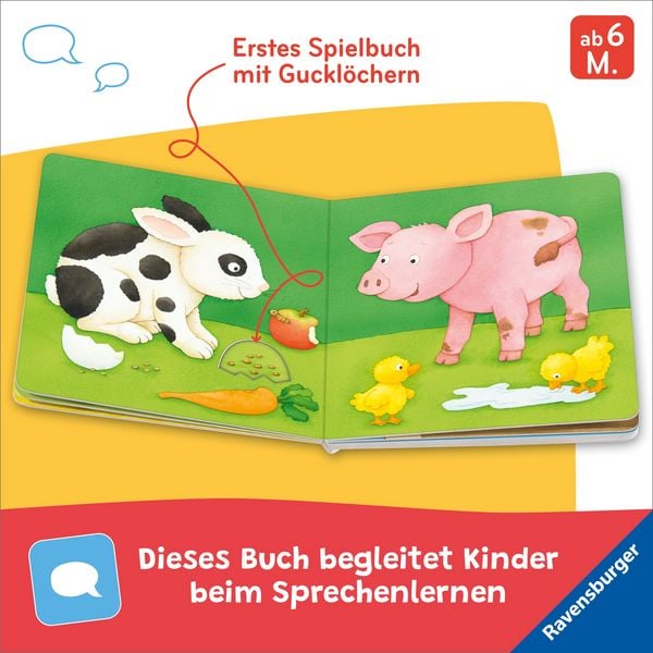 Produktbild: Mein Gucklochbuch: Viele Tiere