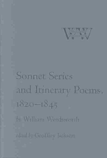 Produktbild: Sonnet Series and Itinerary Poems, 1820&iquest;1845