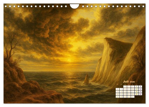 Produktbild: Im Licht der Sehnsucht - Romantische Landschaften (Wandkalender 2026 DIN A4 quer), CALVENDO Monatskalender