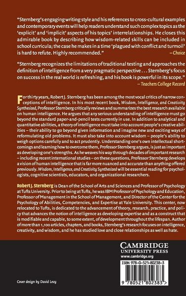 Produktbild: Wisdom, Intelligence, and Creativity Synthesized