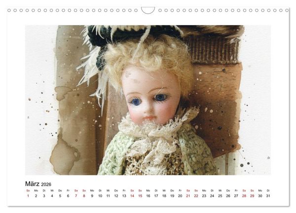 Produktbild: Sammlerst&uuml;cke: Puppen und B&auml;ren (Wandkalender 2026 DIN A3 quer), CALVENDO Monatskalender