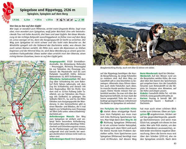 Produktbild: ROTHER Wanderbuch Wandern mit Hund Steiermark
