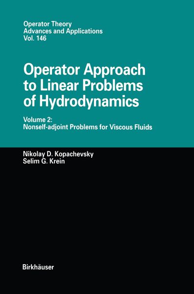 Produktbild: Operator Approach to Linear Problems of Hydrodynamics