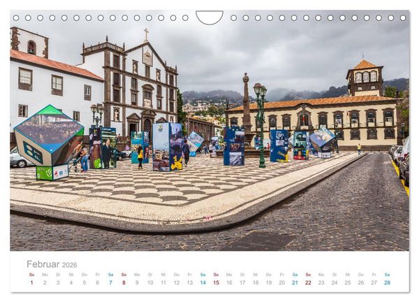 Produktbild: Funchal - Madeiras stolze Hauptstadt (Wandkalender 2026 DIN A4 quer), CALVENDO Monatskalender
