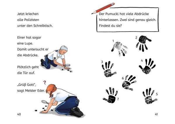 Pumuckl, Bücherhelden 1. Klasse, Pumuckl bei der Polizei