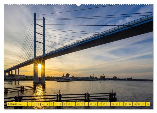 Produktbild: Br&uuml;cken im deutschsprachigen Raum (hochwertiger Premium Wandkalender 2026 DIN A2 quer), Kunstdruck in Hochglanz
