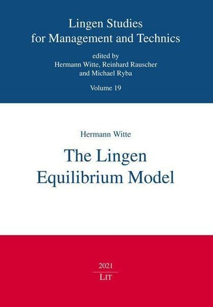 Produktbild: Witte, H: Lingen Equilibrium Model