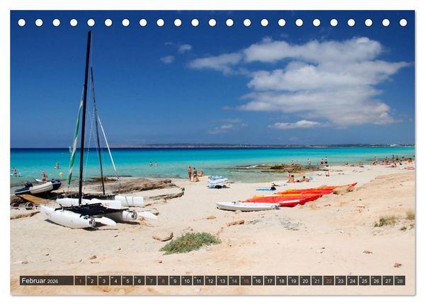 Produktbild: Formentera - Urlaub f&uuml;r die Seele (Tischkalender 2026 DIN A5 quer), CALVENDO Monatskalender