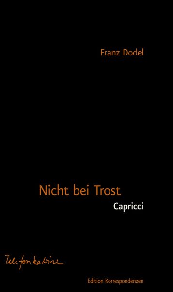 Produktbild: Nicht bei Trost. Capricci