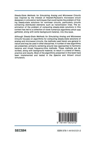 Produktbild: Steady-State Methods for Simulating Analog and Microwave Circuits