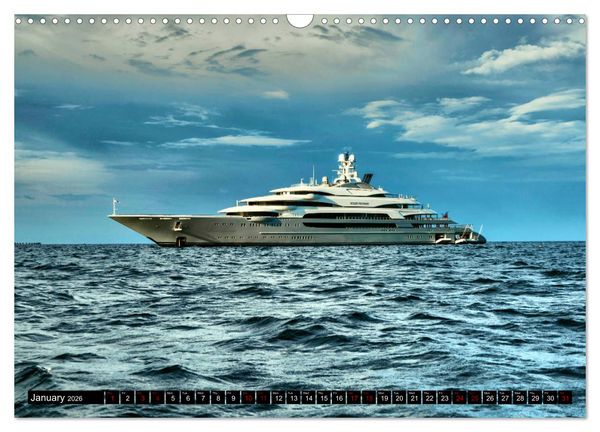 Produktbild: SUPERYACHTS (Wall Calendar 2026 DIN A3 landscape), CALVENDO 12 Month Wall Calendar
