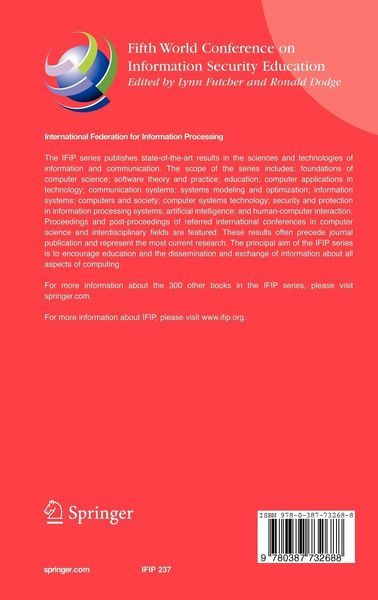 Produktbild: Fifth World Conference on Information Security Education