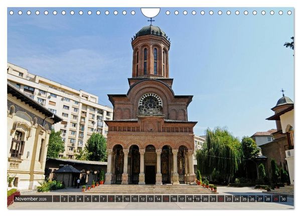 Produktbild: Bukarest - Paris des Ostens (Wandkalender 2026 DIN A4 quer), CALVENDO Monatskalender