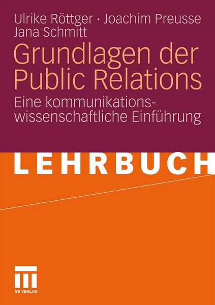 Produktbild: Grundlagen der Public Relations