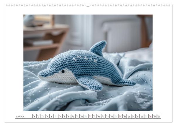 Produktbild: Lustige Strick-Ideen (hochwertiger Premium Wandkalender 2026 DIN A2 quer), Kunstdruck in Hochglanz