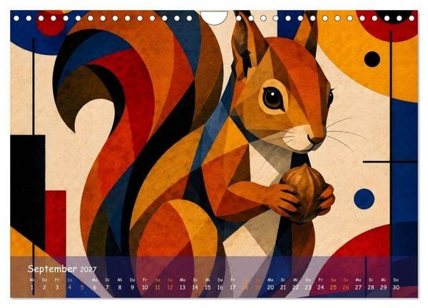 Produktbild: Ein bunter Zoo im Kinderzimmer (Wandkalender 2027 DIN A4 quer), CALVENDO Monatskalender