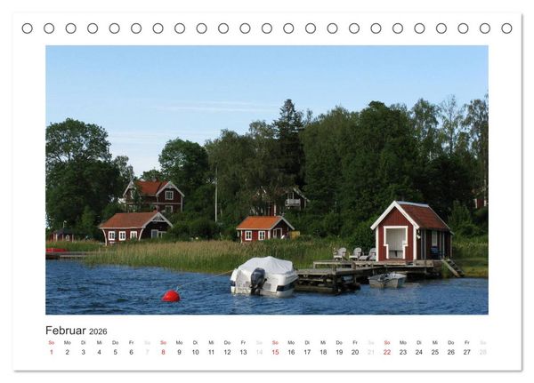 Produktbild: Stockholmer Sch&auml;rengarten (Tischkalender 2026 DIN A5 quer), CALVENDO Monatskalender