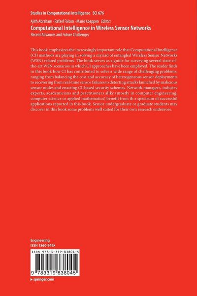 Produktbild: Computational Intelligence in Wireless Sensor Networks