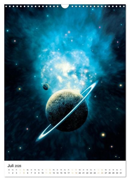 Produktbild: Galaxien und Nebulare (Wandkalender 2026 DIN A3 hoch), CALVENDO Monatskalender