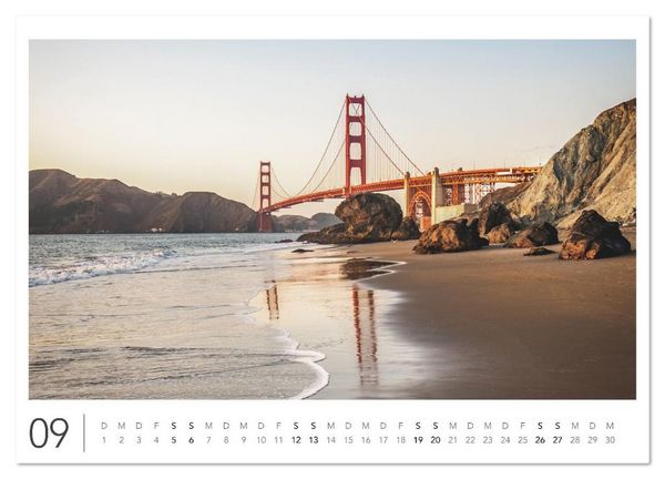 Produktbild: California Highway No. 1 - Die sch&ouml;nste K&uuml;stenstra&szlig;e der USA (Wandkalender 2026 DIN A3 quer), CALVENDO Monatskalender