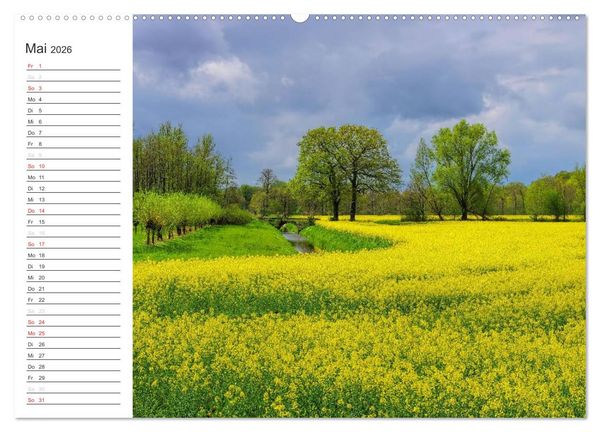 Produktbild: Ostfriesland - zwischen Watt und Moor (hochwertiger Premium Wandkalender 2026 DIN A2 quer), Kunstdruck in Hochglanz