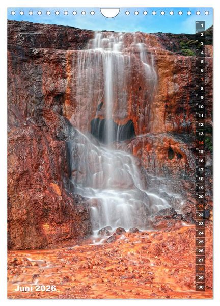 Produktbild: Wasserf&auml;lle auf Island (Wandkalender 2026 DIN A4 hoch), CALVENDO Monatskalender