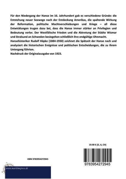 Produktbild: Der Untergang der Hanse