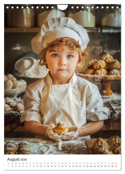 Produktbild: Backen mit Kids (Wandkalender 2026 DIN A4 hoch), CALVENDO Monatskalender