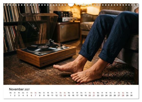 Produktbild: Unten Ohne - Barfu&szlig; durchs Jahr (Wandkalender 2027 DIN A3 quer), CALVENDO Monatskalender