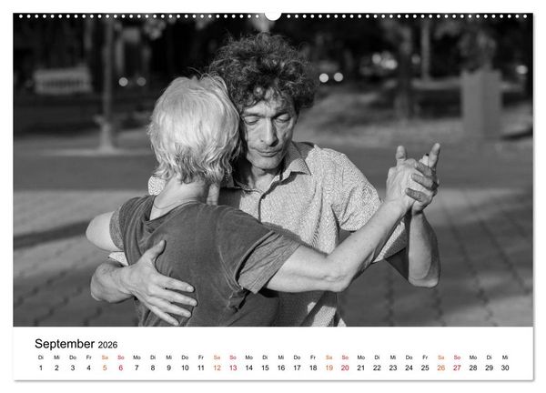 Produktbild: Tango Argentino - Paare beim Tanz auf &ouml;ffentlichen Pl&auml;tzen (Wandkalender 2026 DIN A2 quer), CALVENDO Monatskalender