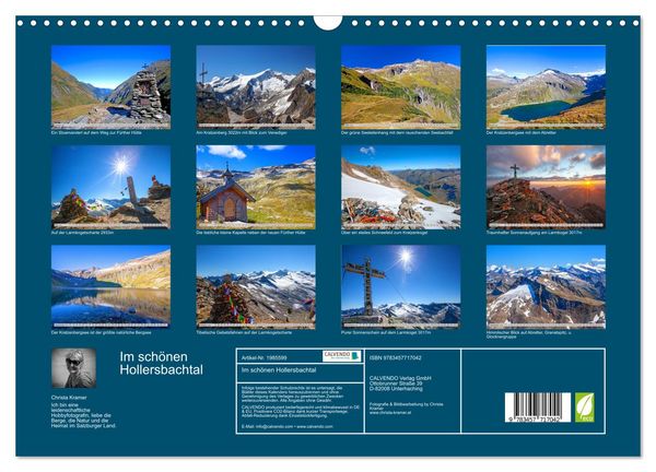 Produktbild: Im sch&ouml;nen Hollersbachtal (Wandkalender 2026 DIN A3 quer), CALVENDO Monatskalender