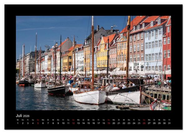 Produktbild: Kopenhagen (Tischkalender 2026 DIN A5 quer), CALVENDO Monatskalender