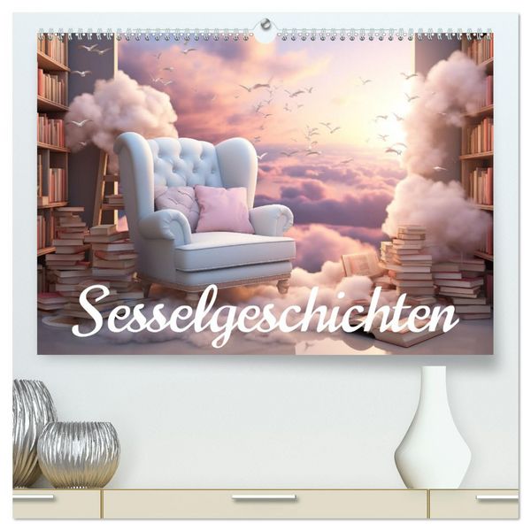 Produktbild: Sesselgeschichten (hochwertiger Premium Wandkalender 2026 DIN A2 quer), Kunstdruck in Hochglanz
